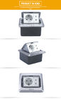 250V IP20 Indonesia Style 16A 250V EU Standard Pop Up Type Floor Box With Silver Panel